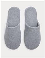 M&S Micro Waffle Mule Slippers with Freshfeet Grey