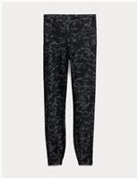 Goodmove Go Move Printed Gym Leggings Black Mix