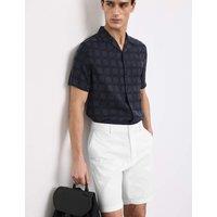 Autograph Regular Fit Super Lightweight Chino Shorts White