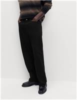 Loose Fit Pure Cotton Rigid Jeans