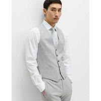M&S Stretch Waistcoat Light Grey