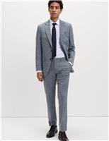 Tailored Fit Check Stretch Jacket