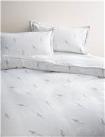 Pure Cotton Embroidered Sprig Bedding Set