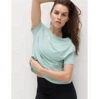 Goodmove Laser Cut Cool Comfort T-Shirt Light Aqua