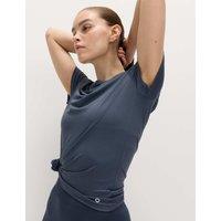 Goodmove Laser Cut Cool Comfort T-Shirt Nightshade