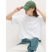 Goodmove Cotton Rich Graphic Boxy T-Shirt White