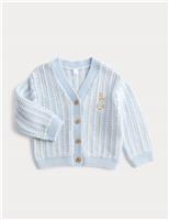 Pure Cotton Peter Rabbit Cardigan (0-3 Years)