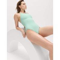 Goodmove Tummy Control Strappy Back Swimsuit Light Mint