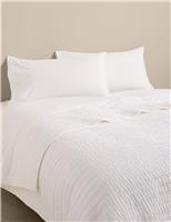 Linen Blend Quilted Bedspread