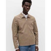 M&S Checked Harrington Jacket Multi/Neutral