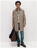 Pure Cotton Check Mac with Stormwear