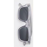 M&S Chunky D-Frame Polarised Sunglasses Grey