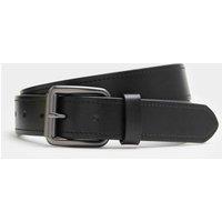 M&S Leather Stitch Detail Belt Black