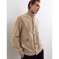 JAEGER JAEGER SUEDE JACKET Beige
