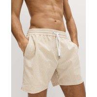 M&S Seersucker Swim Shorts Sand