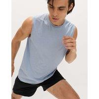 Goodmove Seam Free Tank Top Medium Blue