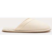 M&S Asymmetric Faux Fur Lined Mule Slippers Ivory