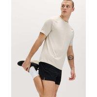 Goodmove Seam Free Sports T-Shirt Medium Beige