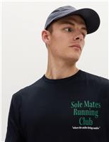 Pure Cotton Sole Mates Graphic T-Shirt