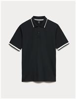 Cotton Rich Pique Club Sports Polo Shirt