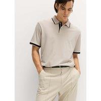 Goodmove Cotton Rich Pique Club Sports Polo Shirt Medium Beige