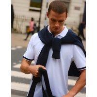 Goodmove Cotton Rich Pique Club Sports Polo Shirt White