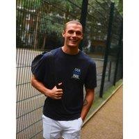 Goodmove Pure Cotton St Etienne Padel T-shirt Navy
