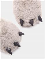 M&S Baby Monster Pram Shoes (0-18 Mths) Cream