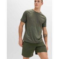 Goodmove Regular Fit 7 Inch Stretch Sports Shorts Dark Khaki