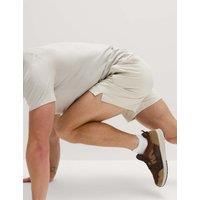 Goodmove Regular Fit 5 Inch Stretch Sports Shorts Medium Beige