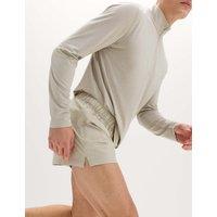 Goodmove Elasticated Waist Stretch 3 Inch Sports Shorts Medium Beige