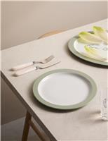 M&S X Kelly Hoppen Contrast Dinner Plate Green Mix