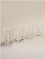Set of 4 Striped Tumblers