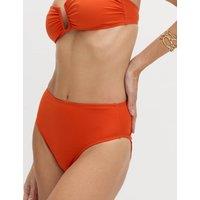 M&S High Waisted Bikini Bottoms Bright Orange