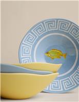 Set of 4 Coastal Picnic Cereal Bowls