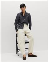 Striped Shirt Collared Shirt