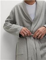 Pure Cotton Waffle Lightweight Dressing Gown