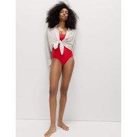 M&S Cami Scoop Neck Swimsuit Lacquer Red