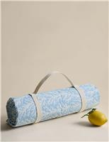 M&S Coastal Picnic Blanket Blue Mix