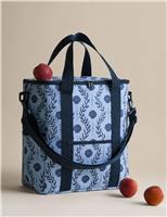 M&S Coastal Picnic Cool Bag Blue Mix