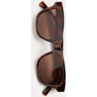 M&S Square Preppy Sunglasses Brown Mix