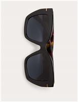 M&S Square Chunky Preppy Sunglasses Black