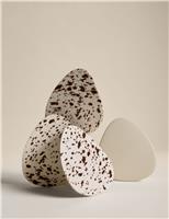 Set of 4 Leather Cow Print Coasters