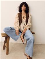 Cotton Rich Printed Blouse