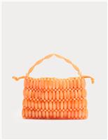 M&S Beaded Mini Grab Bag Red