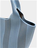 Flyknit Striped Top Handle Grab Bag