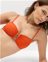 Padded U-Notch Bandeau Bikini Top