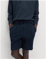 Pure Cotton Waffle Loungewear Shorts