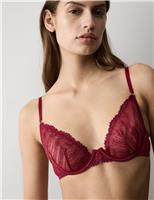 Florence Embroidery Wired Plunge Bra (A-E)
