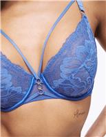 Lindy Lace Wired Plunge Bra (F-H)